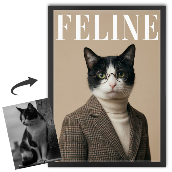FELINE-lehden kansi valokuvasta FELINE-lehden kansi valokuvasta