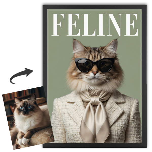 FELINE-lehden kansi valokuvasta FELINE-lehden kansi valokuvasta
