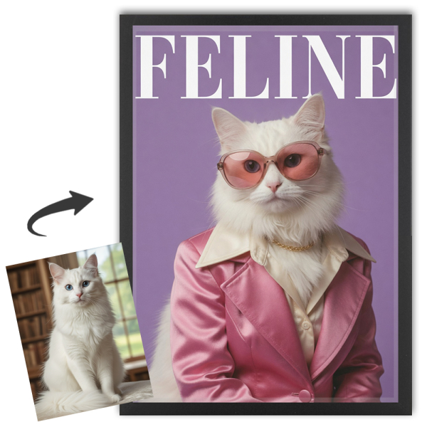 FELINE-lehden kansi valokuvasta FELINE-lehden kansi valokuvasta