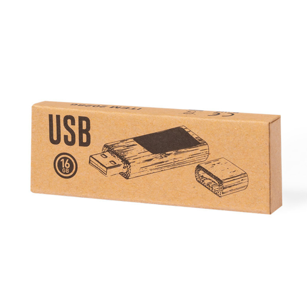 16 GB kaiverrettu valoisa USB-muistitikku