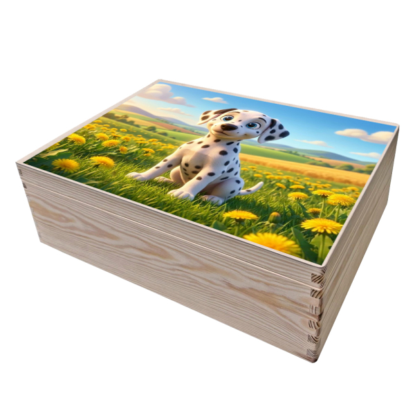 S&auml;ilytyslaatikko, jossa muotokuva 3D-animaatioelokuvan tyyliin