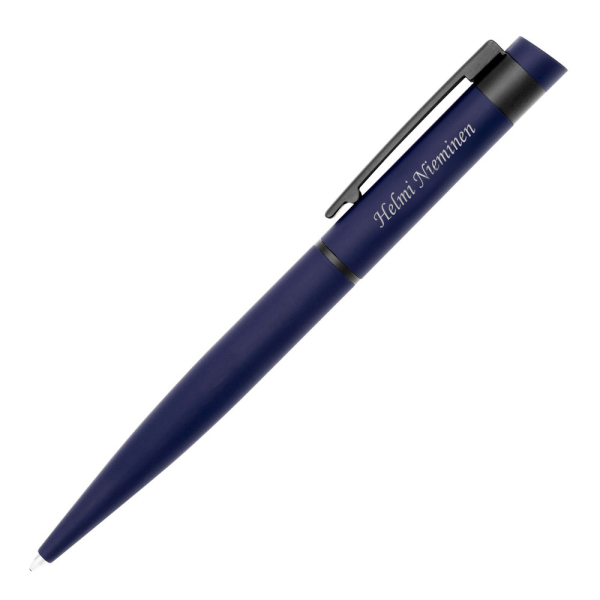 Kaiverrettu Hugo Boss Blue Loop kuulak&auml;rkikyn&auml;