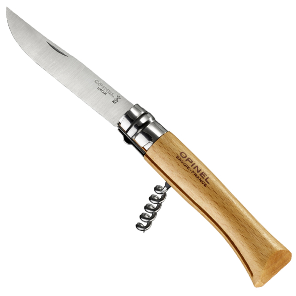 Kaiverrettu Opinel nro 10 -korkkiruuviveitsi