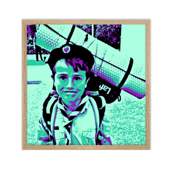 Kehystetty Pop Art -juliste