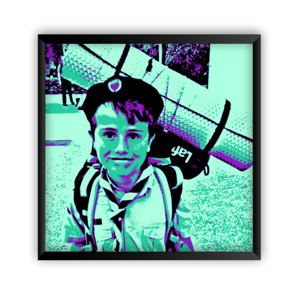 Kehystetty Pop Art -juliste