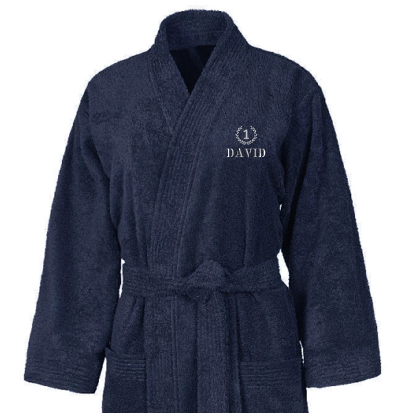 Kirjailtu kimono-kylpytakki 420 g