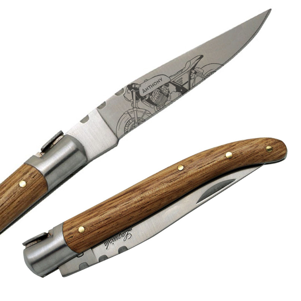 Personoitu Tradition-veitsi biker