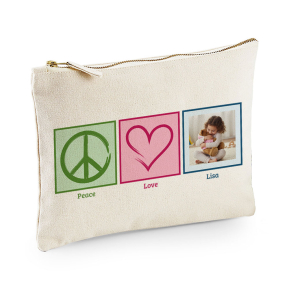 Monik�ytt�inen pussukka Peace & Love kuva