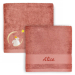 Personoitu lasten pyyhe 70 x 140 cm � Marsala Orava