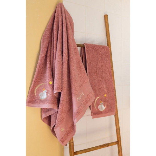 Personoitu lasten pyyhe 70 x 140 cm � Marsala Orava