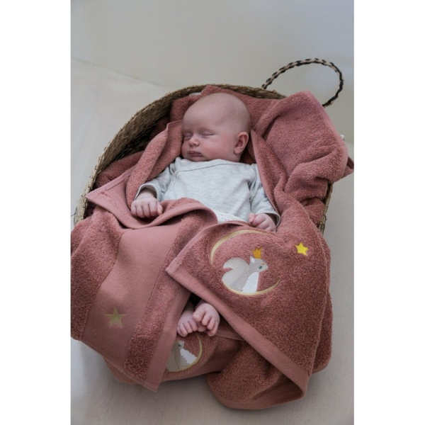 Personoitu lasten pyyhe 70 x 140 cm � Marsala Orava