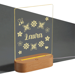 Personoitu LED-lamppu � Nimi