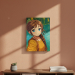 Manga-tyylinen muotokuva valokuvan perusteella