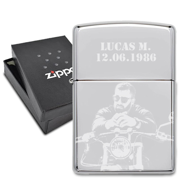 Zippo&reg; mukautettavissa valokuvalla