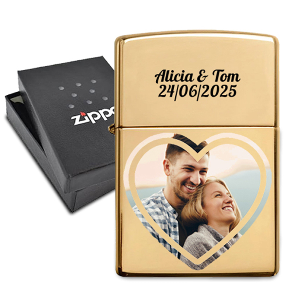 Zippo&reg;-sytk&auml;ri v&auml;rivalokuvatulosteella
