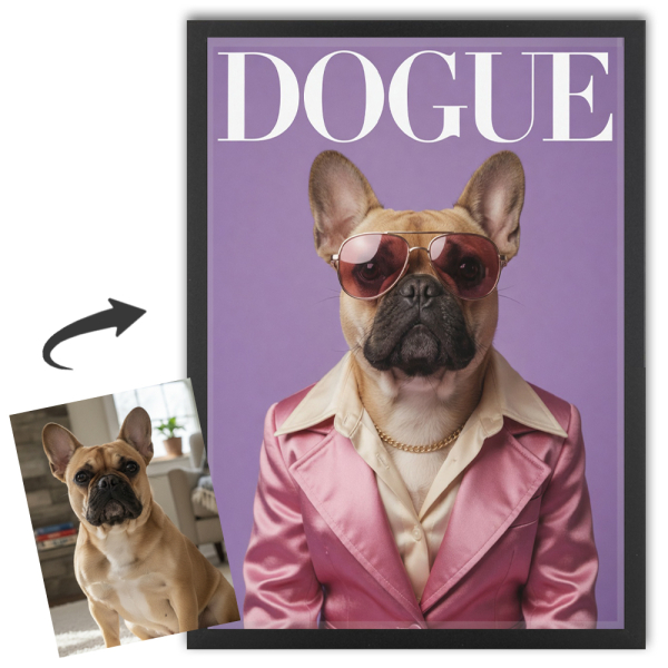 DOGUE-lehden kansi valokuvasta DOGUE-lehden kansi valokuvasta